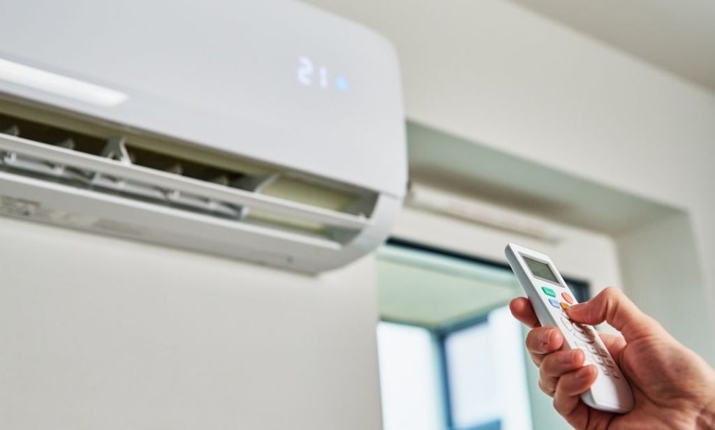 Gas ducted heating unit